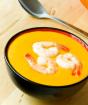 Сырный крем суп с креветками - простой фото рецепт, как его приготовить Суп пюре с креветками и плавленным