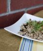 Delicious buckwheat with dried mushrooms