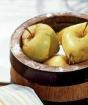 Soaked Antonovka apples with white cabbage
