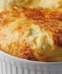 Cheese soufflé with egg whites