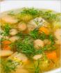 Homemade chicken noodle soup