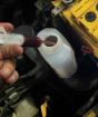 Výměna oleje v posilovači řízení a odvzdušnění systému řízení Chevrolet Aveo